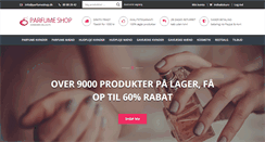 Desktop Screenshot of parfumeshop.dk